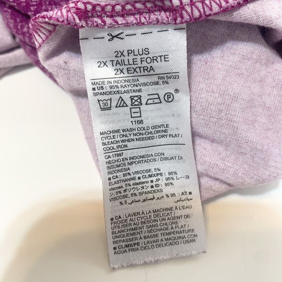 Old Navy Womens Plus Size 2X Purple Sleeveless Jersey Dress - Picture 9 of 11